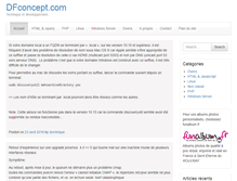 Tablet Screenshot of dfconcept.com